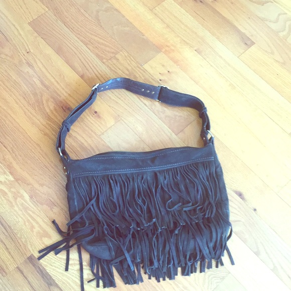 GAP Handbags - Gap suede hobo bag with fringes GAP Handbags - Gap suede hobo bag with fringes